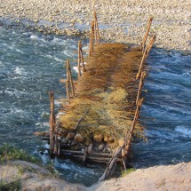 Bridge over an arm of Rio Majes